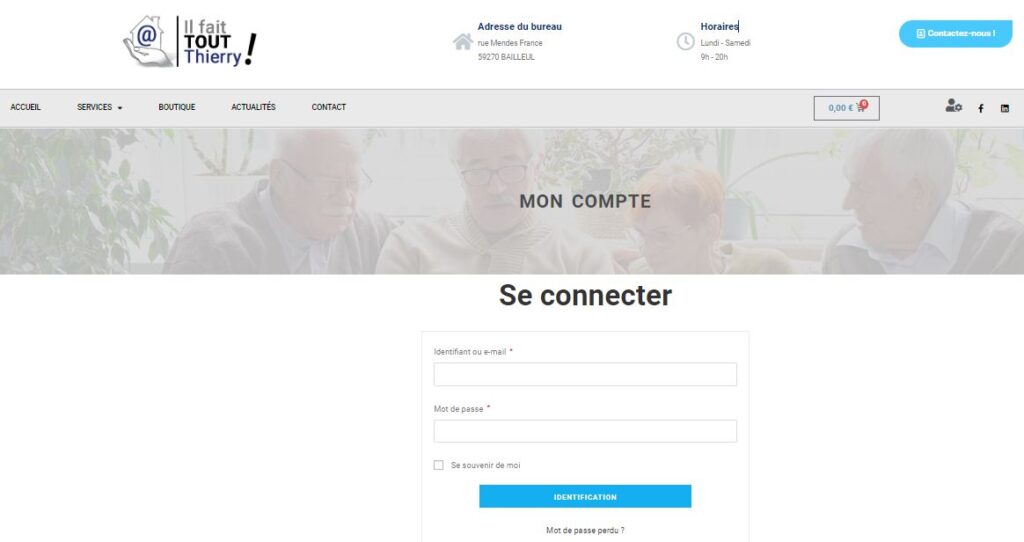 Il fait TOUT Thierry ! - Créer un compte